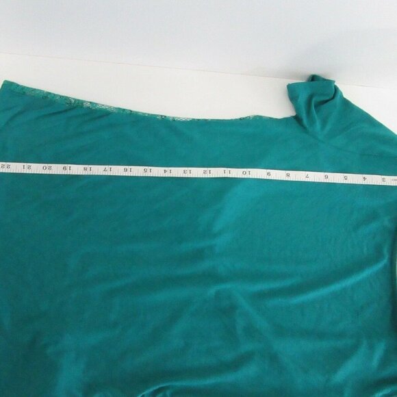 Zara Trafaluc Green Short Sleeve Lace Back Top - Picture 9 of 9